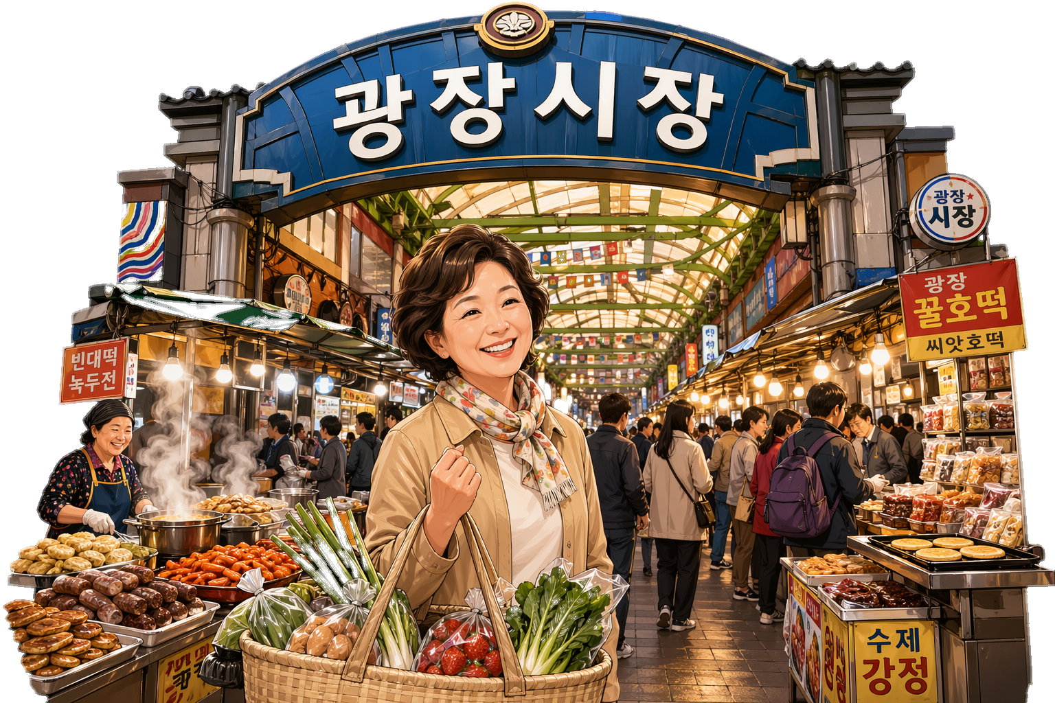 광장시장 상인